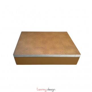 Rectangle lacquer box hand painted with flower and leaf 20*30 cm ( different designs )